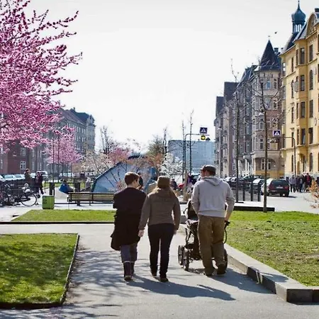 アパート Big Terrace Apt -trendy Part Of Cph